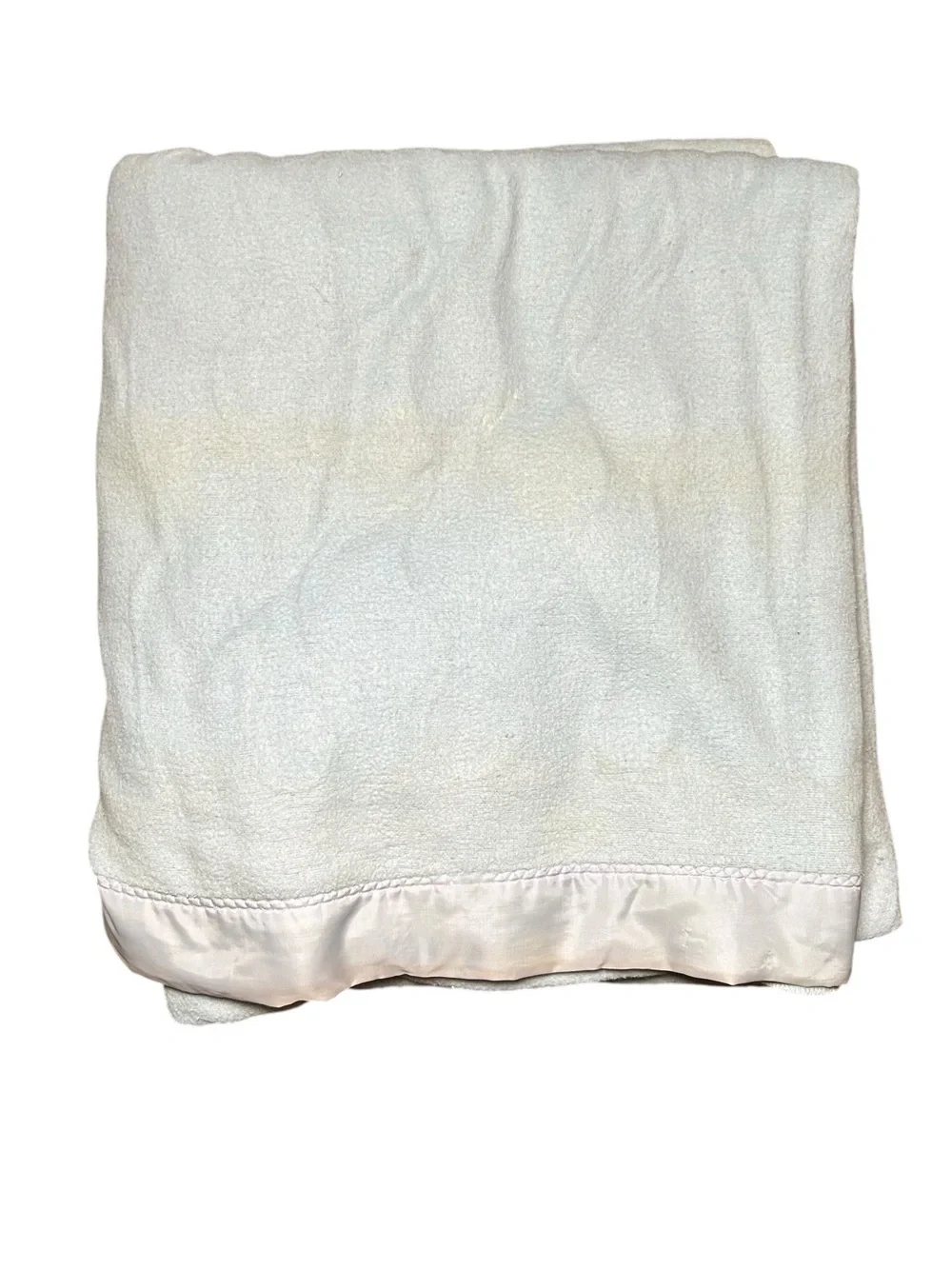 Westinghouse Satin Trim Automatic Blanket Acrylic Soft 80X73 Vintage